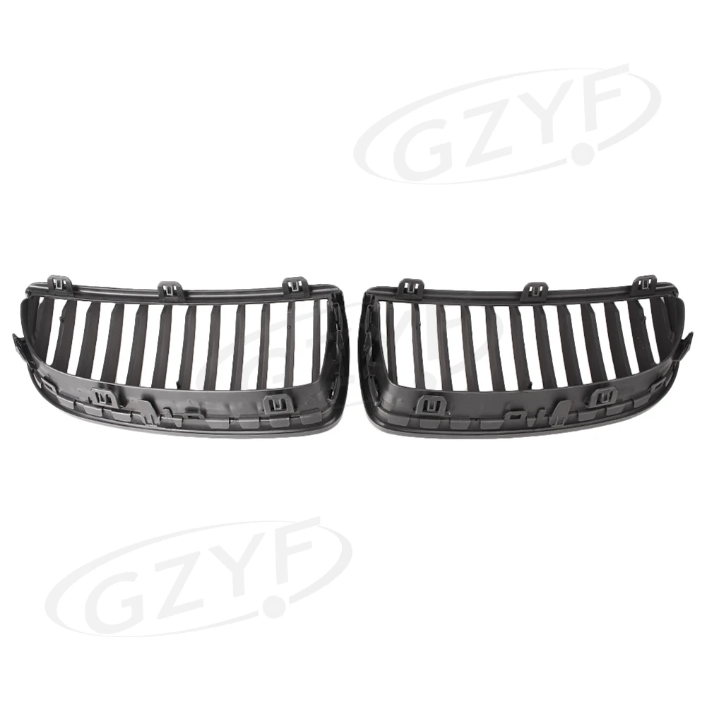 Front Black Car Grilles for BMW E90/E91 4-Door Saloon 2005-2008 ABS Plastic