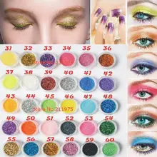 30 шт блестки разных цветов Тени для век порошок пигмент минеральный Spangle Макияж Косметический набор длительный случайный цвет