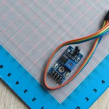 2 шт./лот датчик движения Вибровыключатель сигнал электронный модуль для Arduino 3,3-5 В