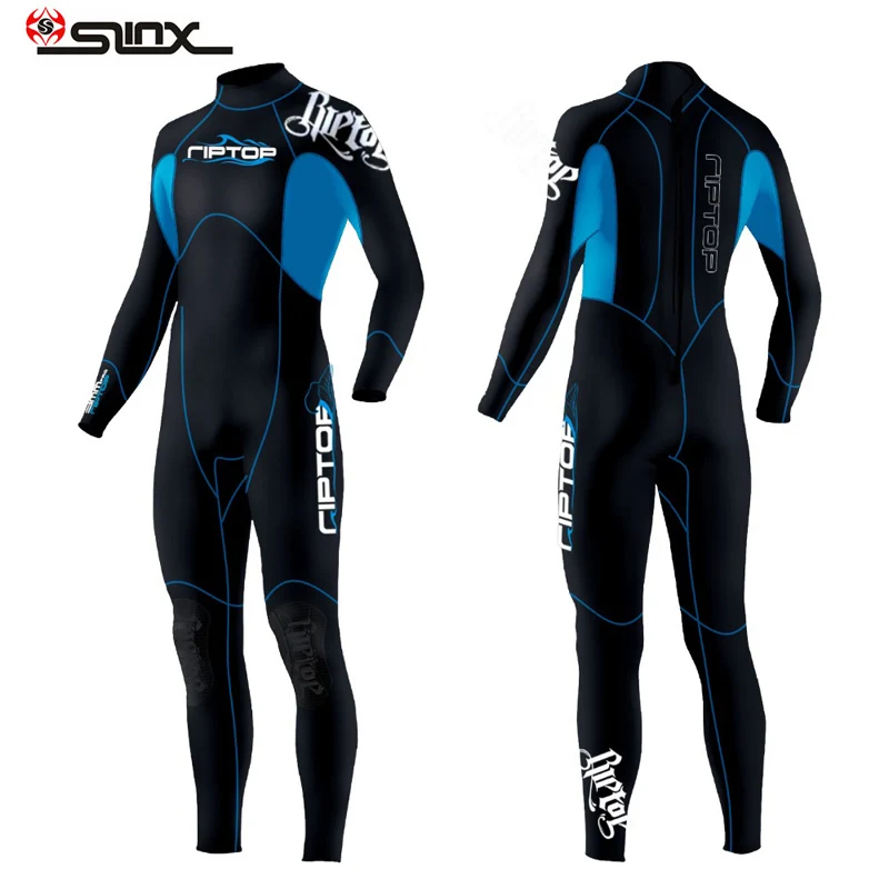 SLINX Men Women 3mm Neoprene Wetsuit Divingde Swimwear Full Body