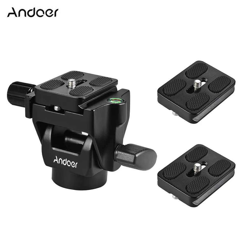 Andoer M 12 Monopod Tilt Head Panoramic Head Telephoto Bird Watching