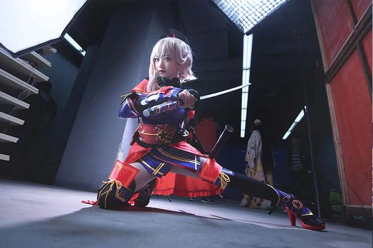 Miyamoto Musashi FGO Косплей Fate Grand Order Костюм Кимоно Для Хэллоуина| |