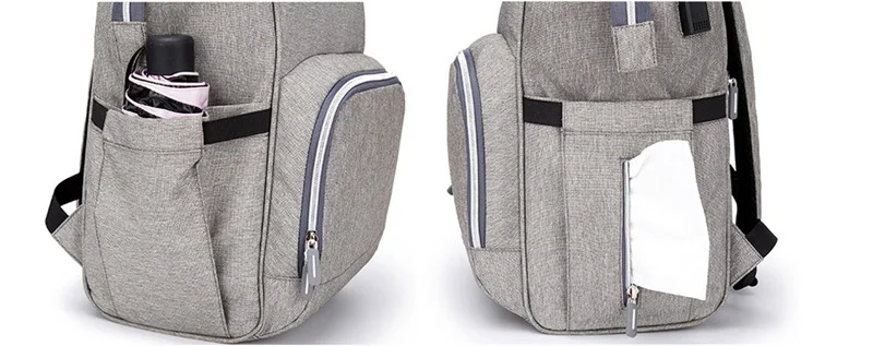 Сумка для подгузников, USB интерфейс, сумка для подгузников, сумка для ухода за ребенком, сумка для коляски, увеличивающая водонепроницаемость, дорожный рюкзак для беременных, дизайнерская сумка