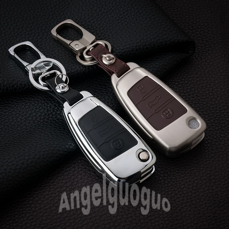 Zinc Alloy Car Key Cover Case bag For AUDI A4L A6L A5 A7 A8 Q5 Q7 S5 S6 S7 S8 car style