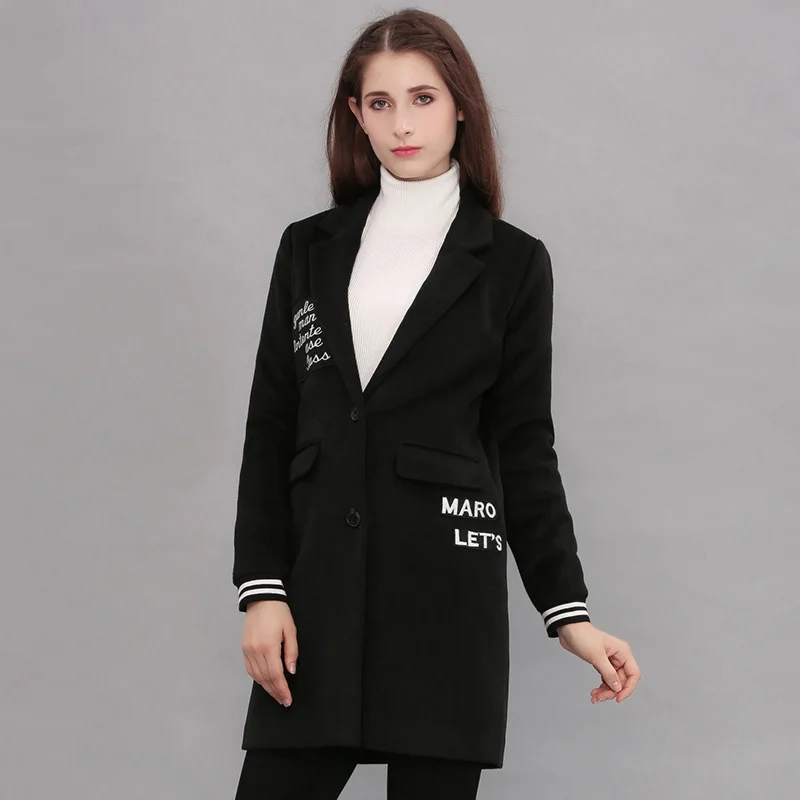 Women Coats Long Winter Wool Jacket Cloak Fall Fashion