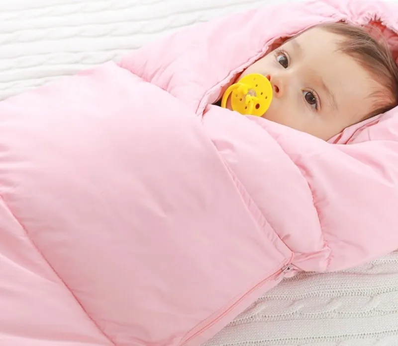 Открытый 0-2 года добавить шерсть детский спальный мешок зимний детский спальный мешок для новорожденных толстые теплые спальные мешки для Прогулочная ДЕТСКАЯ КОЛЯСКА с конвертом сумка
