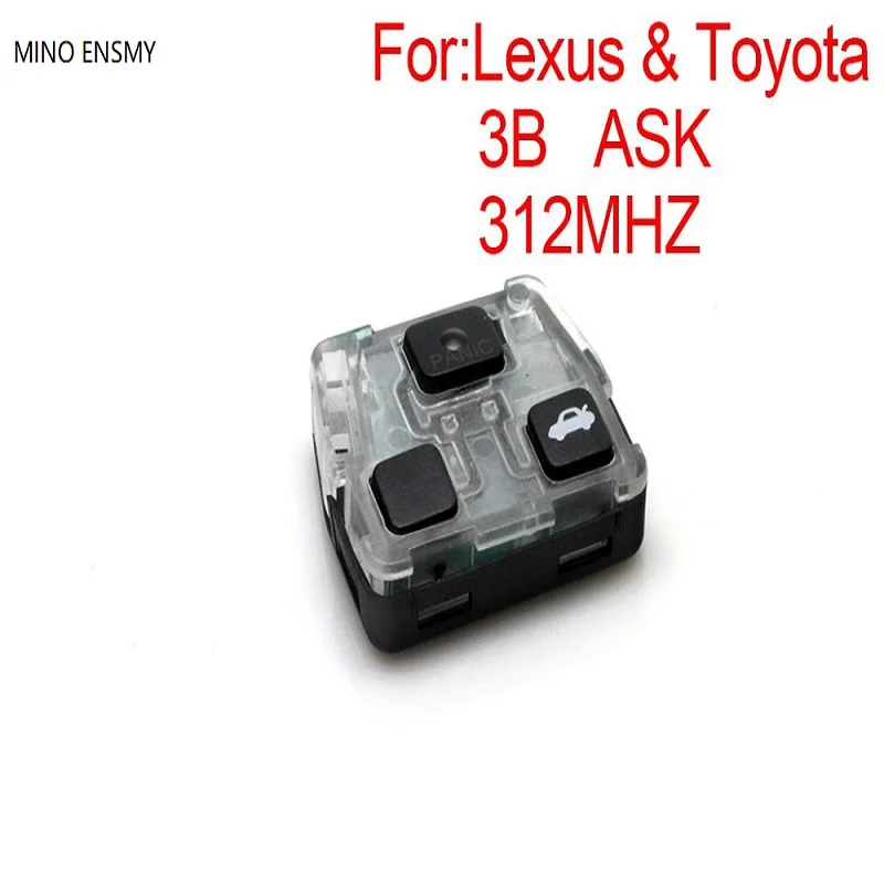 

Wholesale remote key ASK 3 buttons 312MHZ for L-e-x (es44005) Free shipping