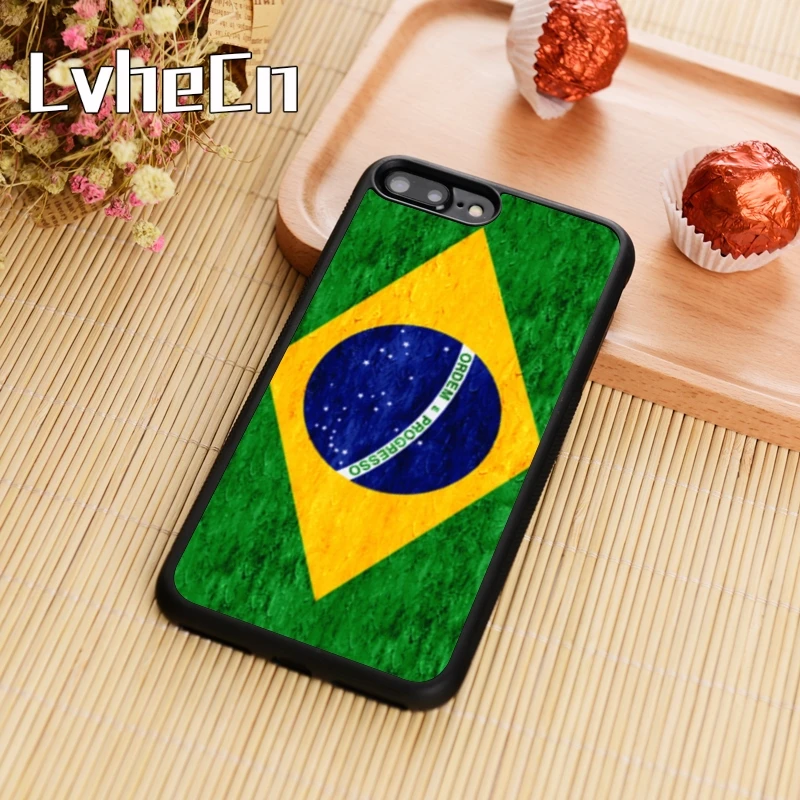 LvheCn flag of brazil Phone Case Cover For iPhone 4 5 6 6s 7 8 plus X XR XS max 11 Pro Samsung Galaxy S7edge S8 S9 S10 |