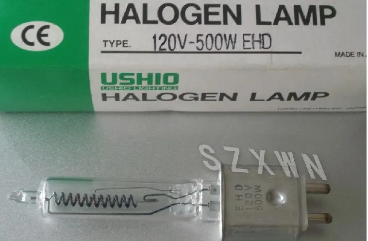 

FREE SHIPPING USHIO HALOGEN LAMP EHD 120V500W OPTICAL LAMPS