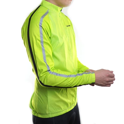 Racmmer Мужская ветровка, светоотражающая куртка для велоспорта, Джерси с длинным рукавом, ветрозащитная одежда для велосипеда, велосипеда, ветрозащитная куртка MTB - Цвет: PIC COLOR