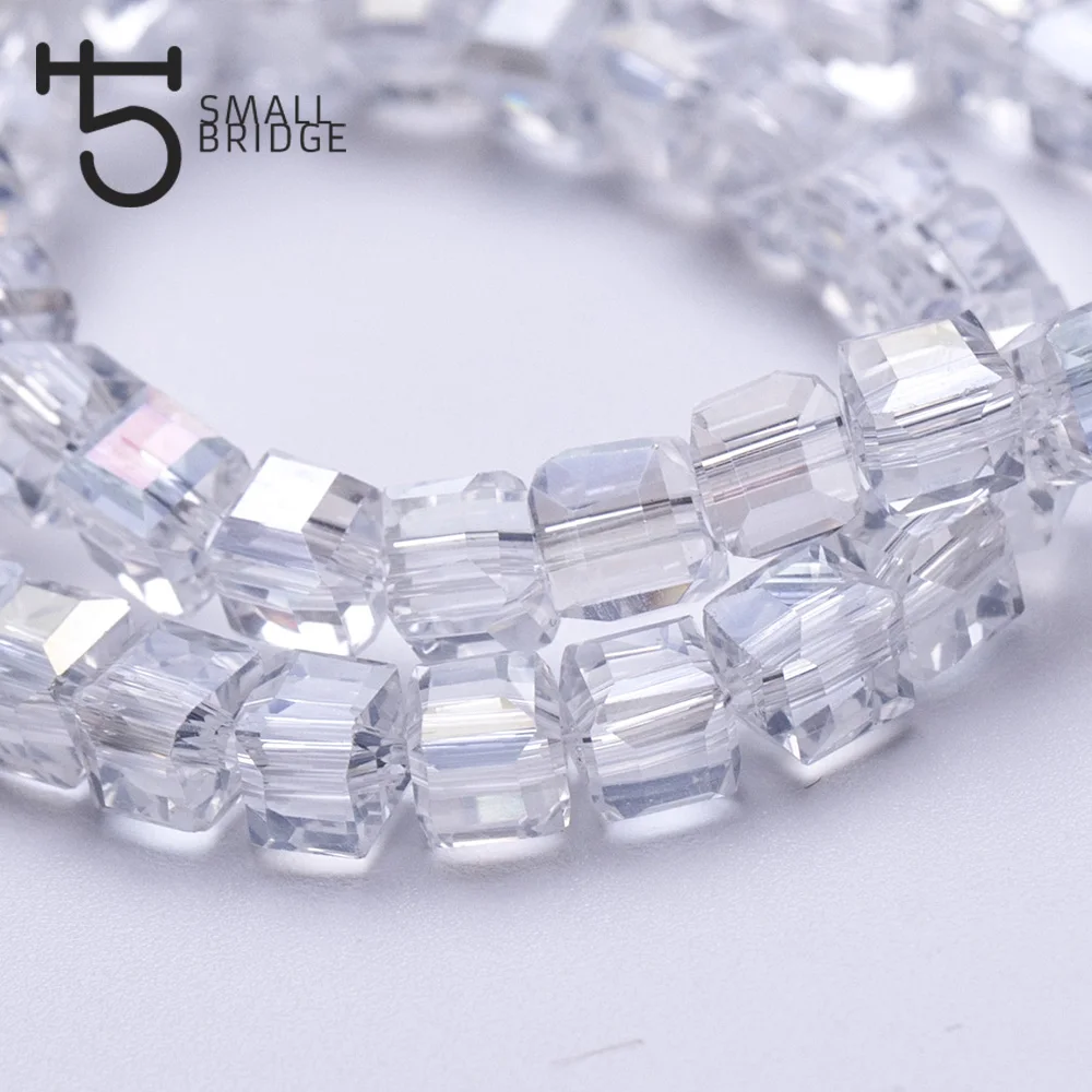 Cube Crystal Beads (5)