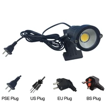 5 Вт COB светодиодный ландшафтный свет 220 В 110 в садовые огни водонепроницаемые теплые белые стены деревья флаги наружные прожекторы с зажимом