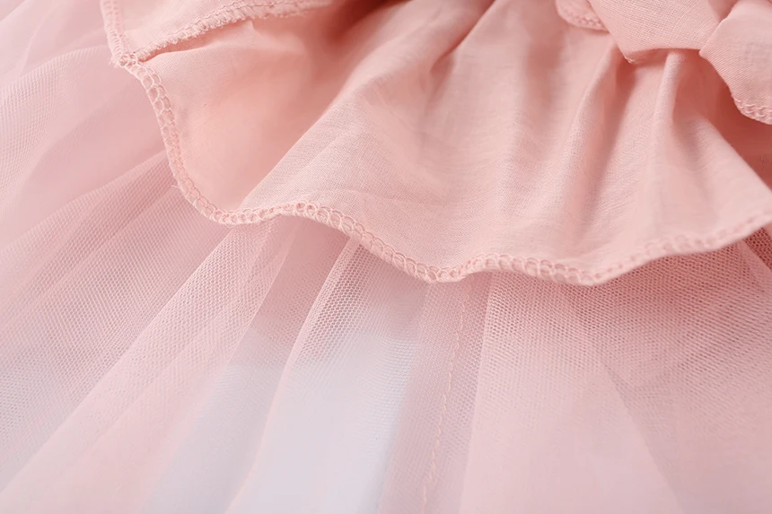 Модная юбка-пачка для маленьких девочек детской одежды на весну и лето юбка из прозрачной ткани с асимметричным подолом для маленьких девочек