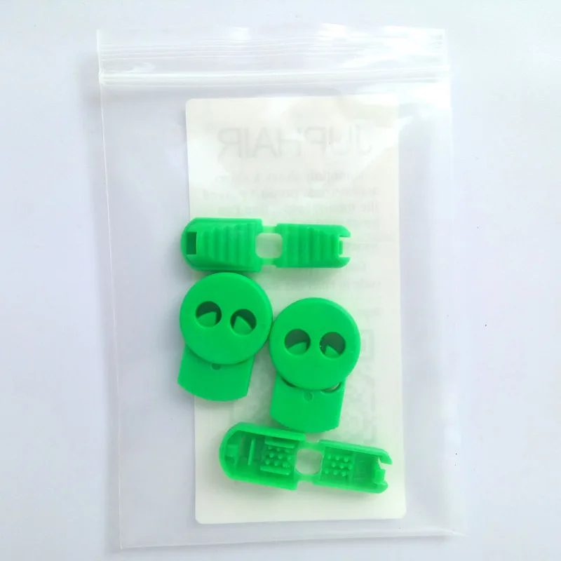 JUP1-50 Sets Light Green Magnetic Elastic Shoes Buckles Decorative Buckles Child Adult Closures No-tie Shoelaces Never Tie Laces