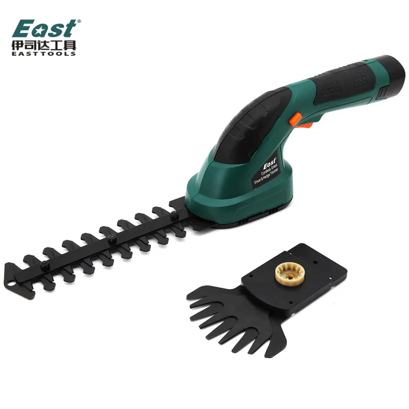 EAST ET1502C Li-Ion Rechargeable Hedge Trimmer Power Tools 7.2V Combo Lawn Mower Grass Cutter Cordless Garden Tools