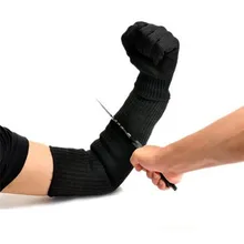 38 см 1 пара Стальная проволока устойчивые к порезам износостойкость колото Защитная перчатка выше локтя защита наручи безопасная защита руки защитные нарукавники