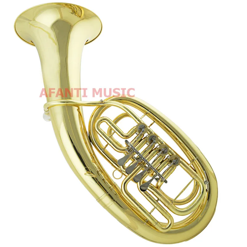 Afanti Music Bb tone / Yellow Brass / Gold Lacquer Baritone (BAR-105)
