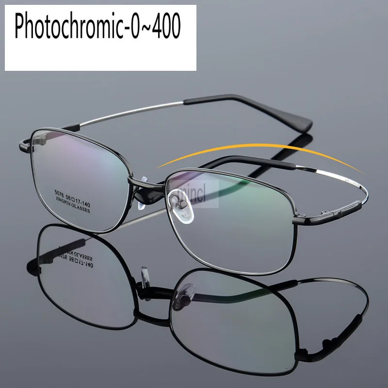 

Retro Square Color Sun Photochromic Finished Myopia Eyeglasses Frame Men Women with color lens Sun glasses Myopia Eyewear FML