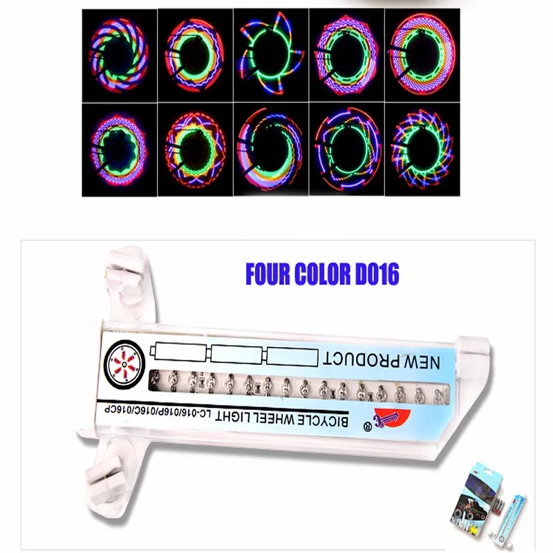 Sale 1Pc Bike Cycling Bicycle Tire Valve 32 Led Flash Spoke Wheel Light 30 Kinds Flash Riding Safety 4