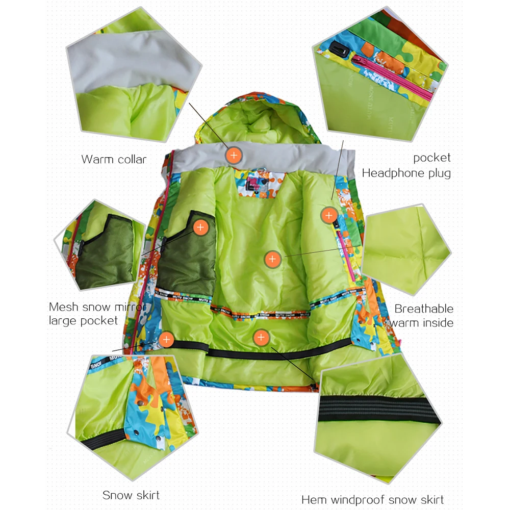 Мужская лыжная куртка зимняя Новинка высокое качество ветрозащитная