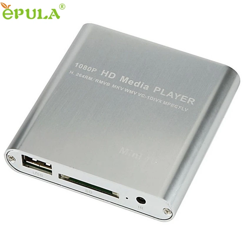 Binmer SimpleStone 1080P Mini HDD медиаплеер MKV/H.264/RMVB HD с хостом USB/SD кардридером 60330 mosunx |