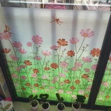 Стеклянная оконная пленка цвета самоклеющиеся декоративные матовые приклеиваемые наклейки 9546 размер 85 см* 300 см