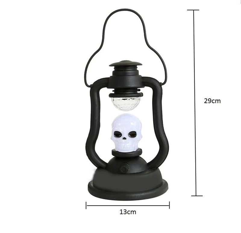 Хэллоуин Тыква Призрак Череп керосин свет с Призрак Крик многоцветные мигает Лампа дома праздник Хэллоуин украшения