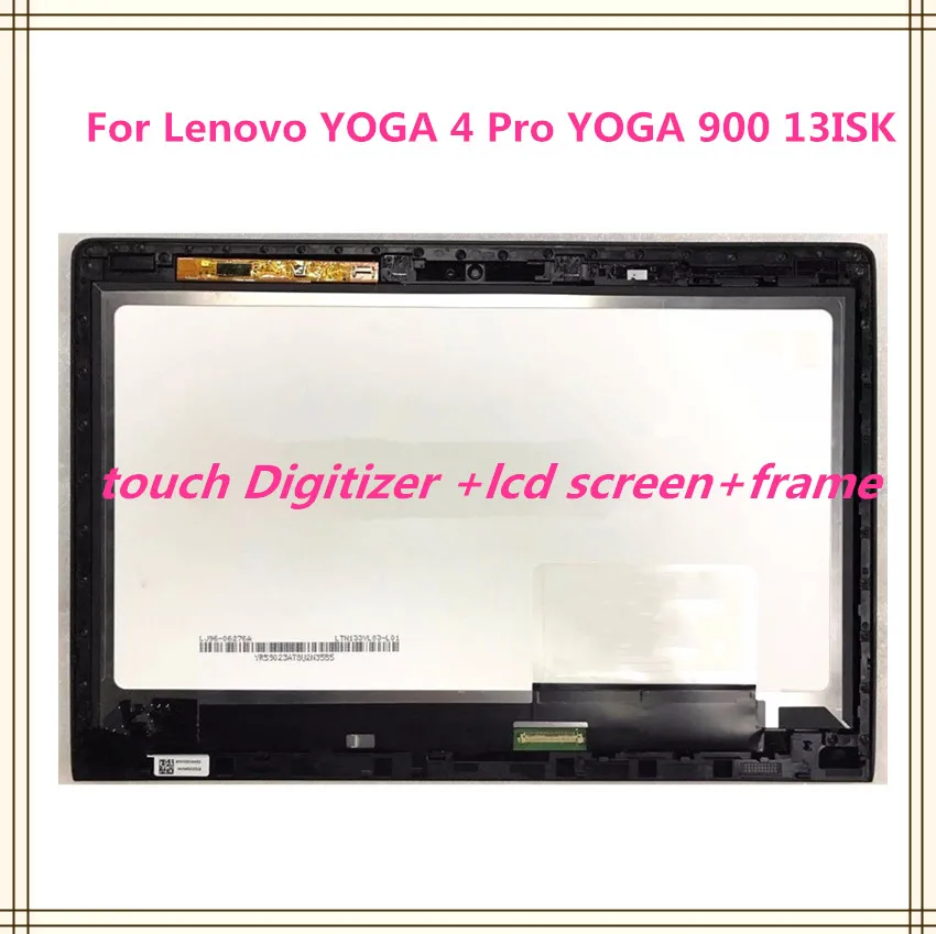 

For Lenovo YOGA 4 PRO Yoga 900-13ISK 80MK 80UE 13" Laptop LCD iPS Touch Screen Assembly Display LED LTN133YL05 3200x1800
