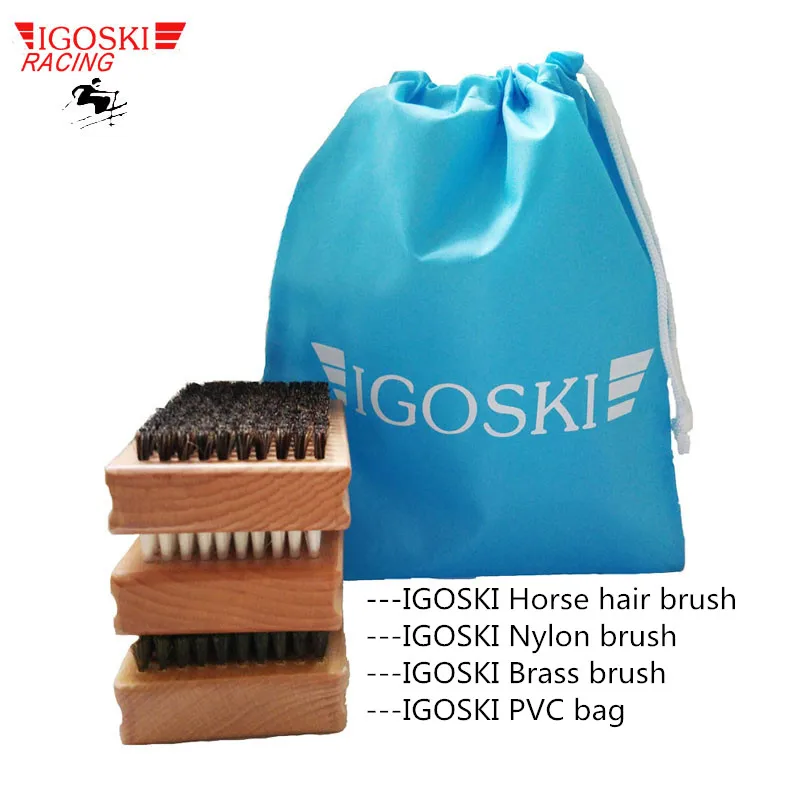 

SKI AND SNOWBOARD WAX TOOL FOR NYLON HORSE HAIR BRASS PROTECTION ALL TOGETHER CLEANING KIT