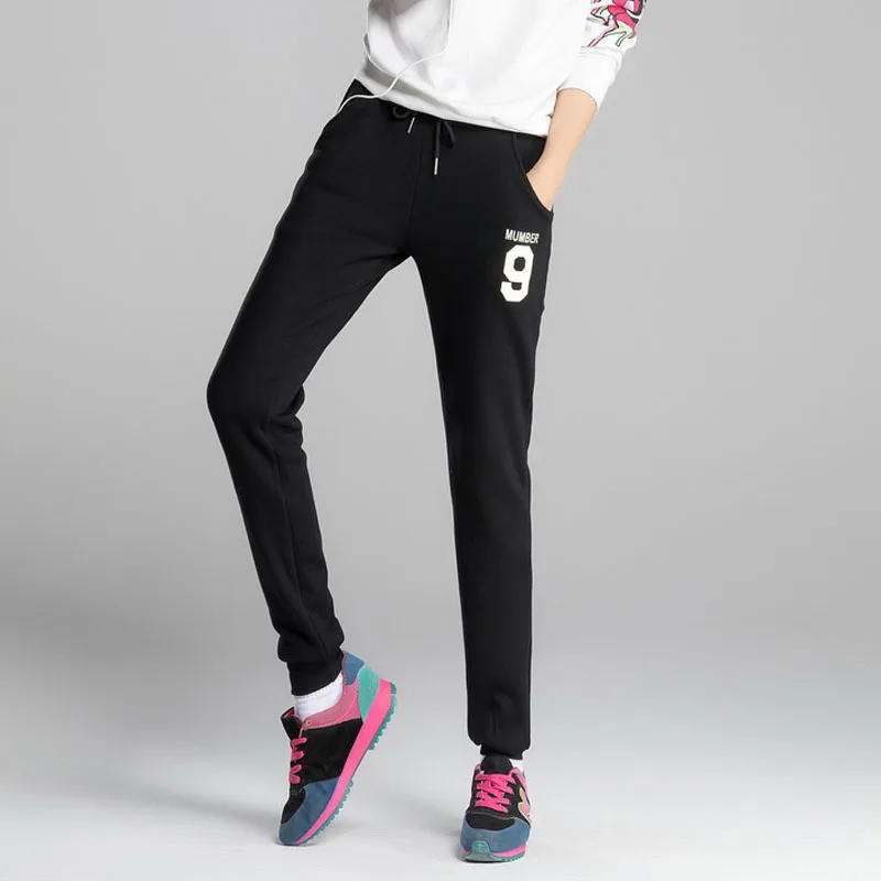 LHQ весна и осень han edition досуг свободные размеры Спортивные утолщенные женские 'guard брюки для девочек