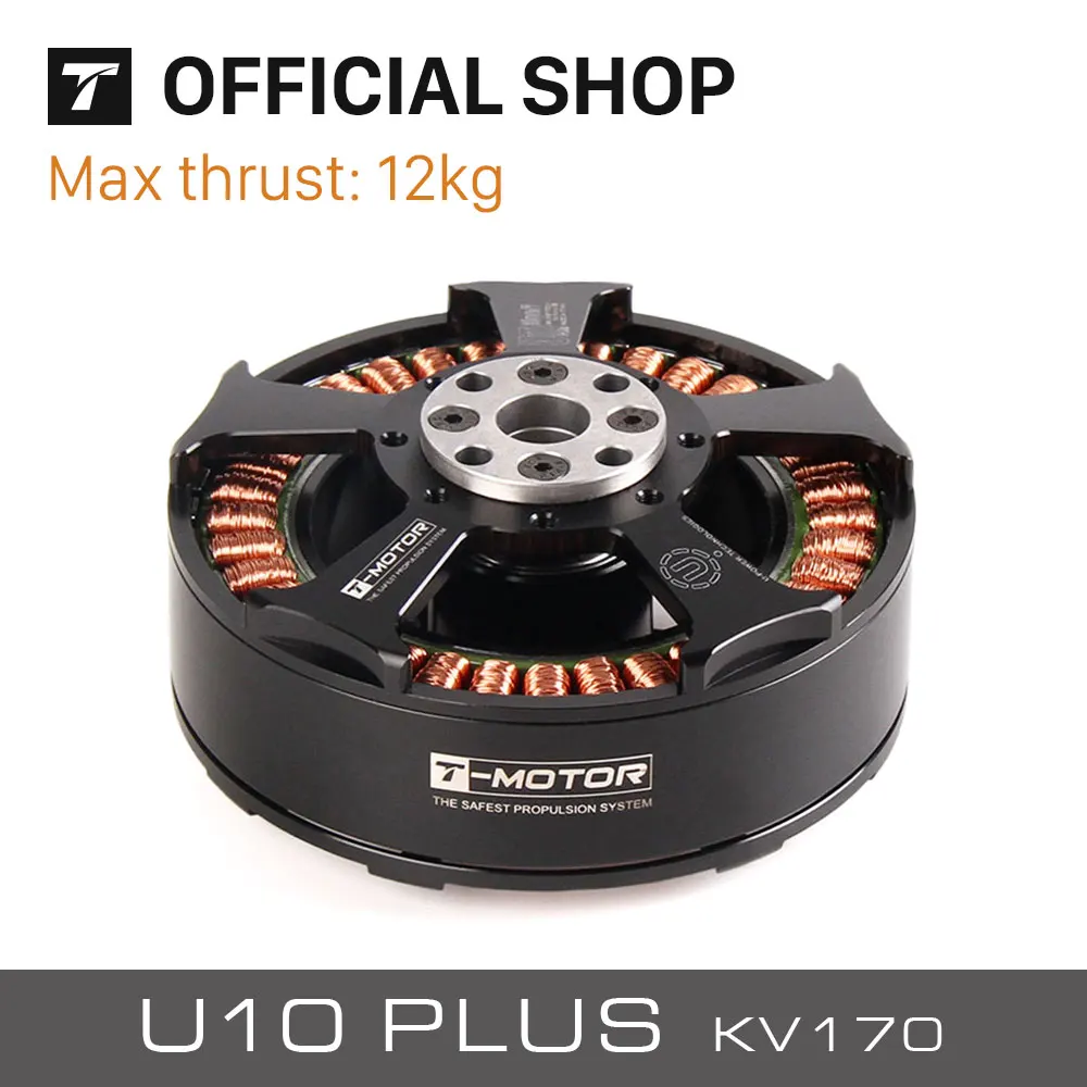 

T-Motor Tiger Efficiency Motor U10 Plus KV170 For Multirotor Helicopter Hexacopter UAV Drones