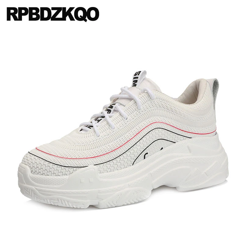 platform sole trainers