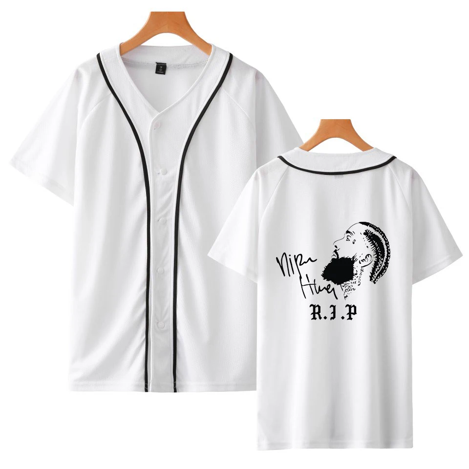 Nipsey Hussle футболка для бейсбола Harajuku R.I.P. Модная Мужская/Женская певица уличная летняя тонкая футболка с коротким рукавом