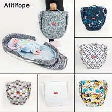 Высокое качество, детская дорожная сумка, модная многофункциональная Складная портативная кроватка, подарочные коврики, подушки для кроватки, кровать для новорожденных, 90*40 см