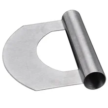 Кухонные формы для выпечки инструменты для выпечки из нержавеющей стали Эллиптический резак для теста Изогнутое лезвие изогнутый кончик скребок Кондитерские резаки