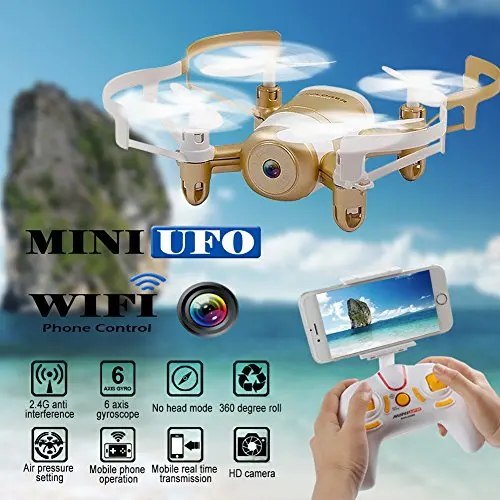 EBOYU(TM) JXD 512DW Mini Nano Wi-Fi FPV RC вертолет Дрон Квадрокоптер с режимом удержания высоты и hd-камерой Безголовый режим RTF