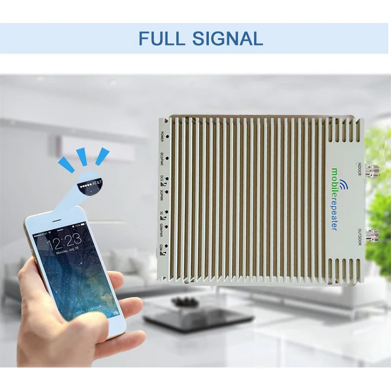 Tri Band Repeater GSM 2G 3G 4G 900 1800 2100 MHz Cellular Signal Booster Mobile Amplifier GSM DCSLTE WCDMA repeater (3)