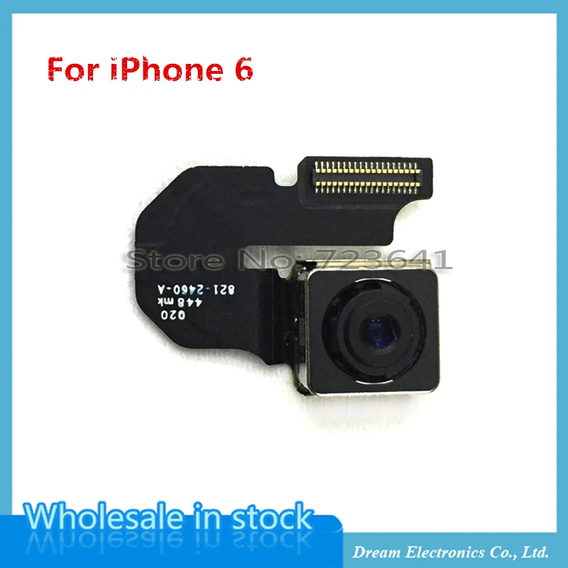 10 шт./партия, шлейф задней камеры для iPhone 6 6G Plus 4,7 5,5, запасные части для большой фронтальной камеры