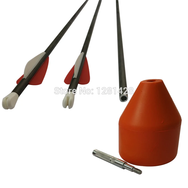 

30" Spine 340 CS ID6.2mm Carbon Arrow With PU Safety Nock CS Foam Tip Point For CS Game Archery Bow Shooting Free Shipping