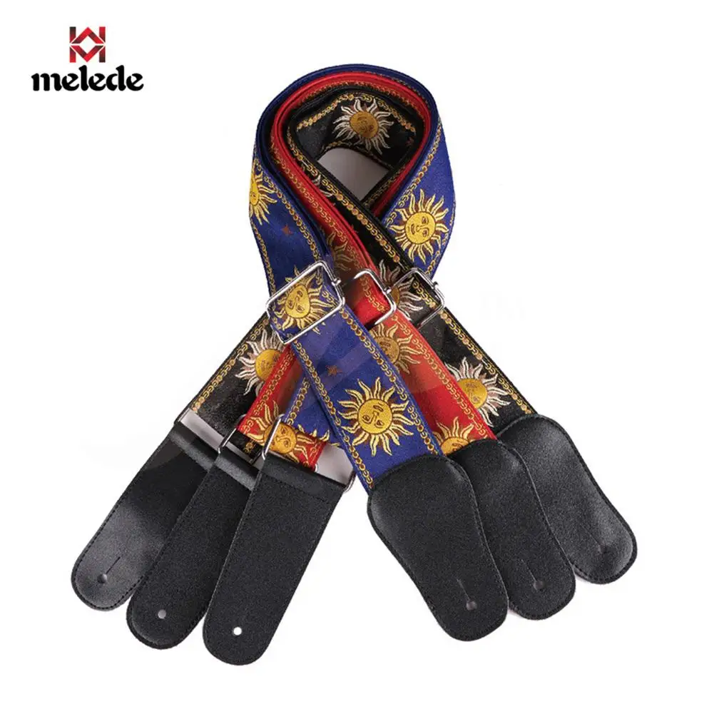 New Arrivals Electric Guitar Strap Pure Hand Embroidery