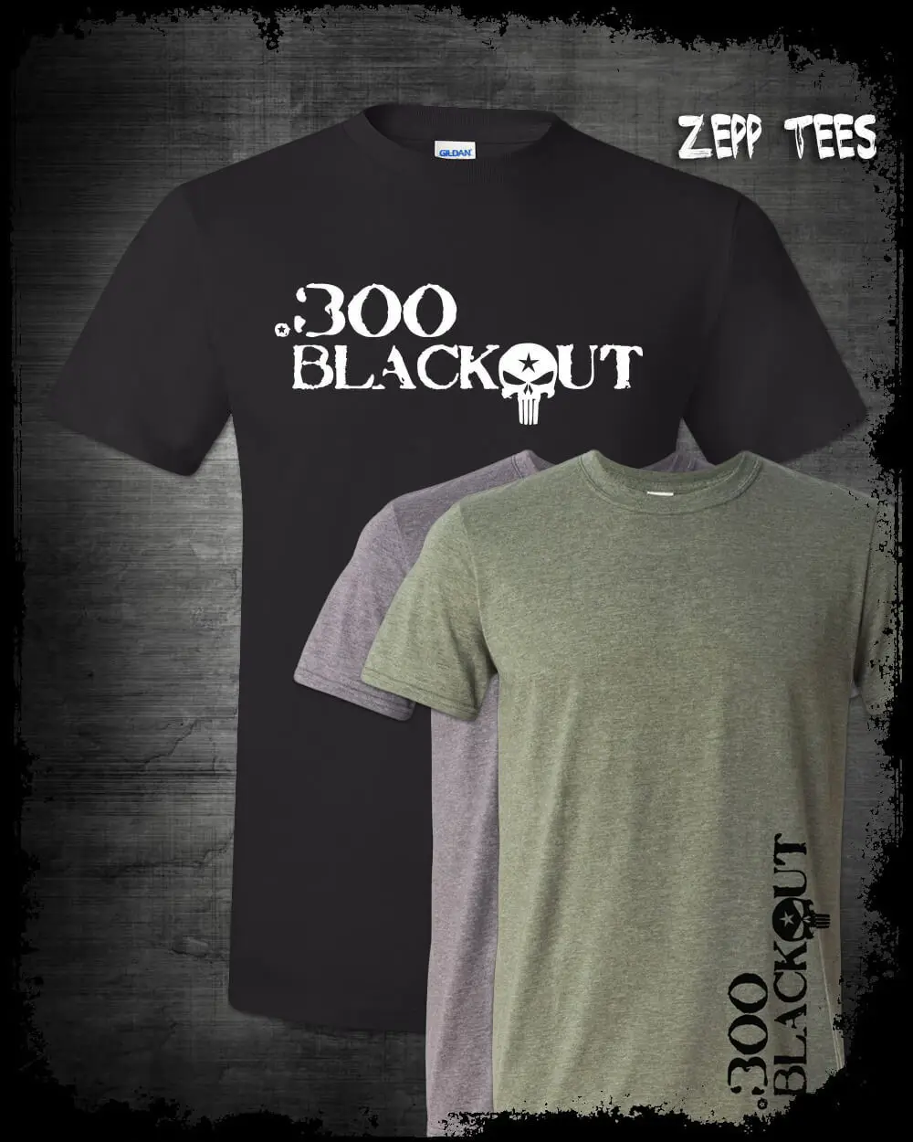 

300 Blackout T-Shirt AR15 Rifle Pro Gun Rights Patriotic Liberty Freedom Pew NRA