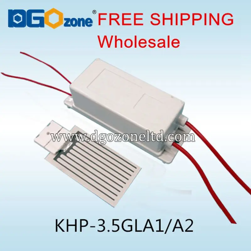 

Free shipping LONG-LIFE 3.5g/h Ceramic Plate Ozone Generator for air purifying ozonier KHP-3.5GLA1/A2