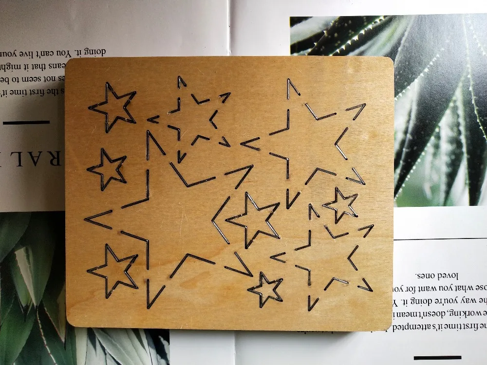 Альбом для скрапбукинга Cut Sky подвеска star cut аксессуары деревянная форма Regola Acciaio die Misura, MY