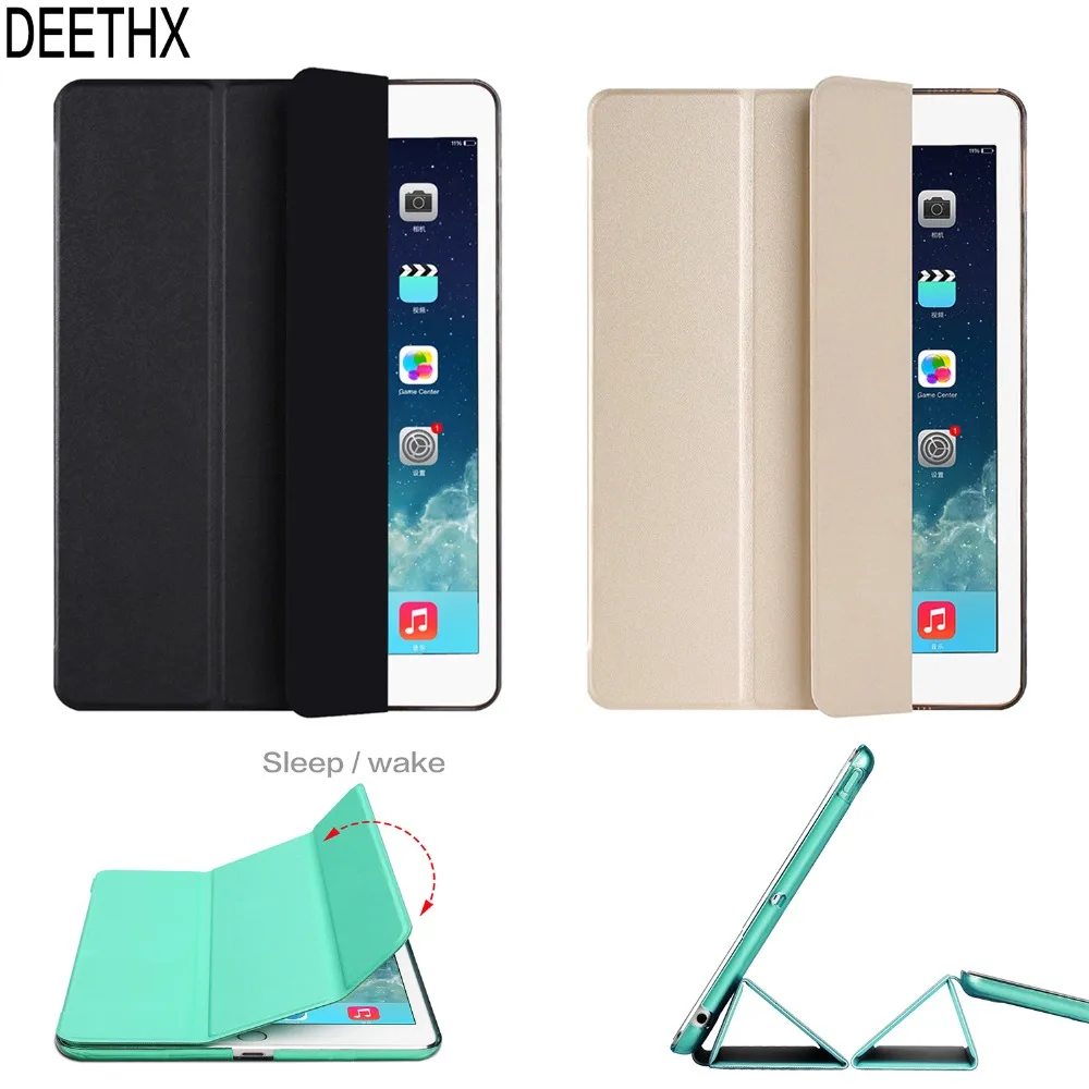 Чехол для планшета Apple ipad 2 3 4 старая модель ультратонкий + Прозрачный чехол из