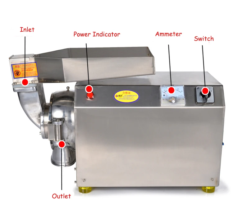 Электрическая медицина Порошковая дробилка Китайский травяной ультра-мельница тонкого помола порошок машина порошок дробилка