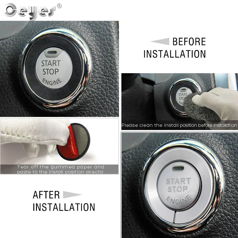 Car Start Engine Button Key Ring for NISSAN (12)