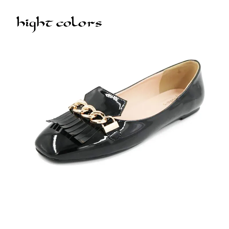 

Big Size 33-47 New Spring/Autumn Slip On Women Patent Leather Shoes Moccasins Loafers Soft Leisure Flats Female Casual Footwear