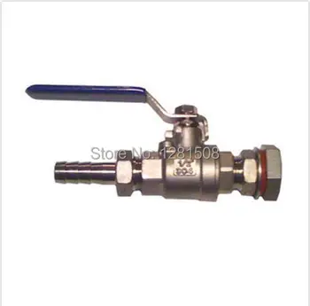 

1/2 WELDLESS BALL VALVE & BARB HOMEBREW BEER KETTLE POT