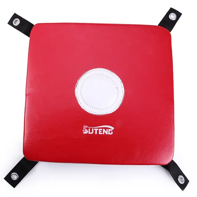 Suten Wall Punch Focus Target Pad Durable Leather Coated Square Foam Wall Punch Focus Target Pad