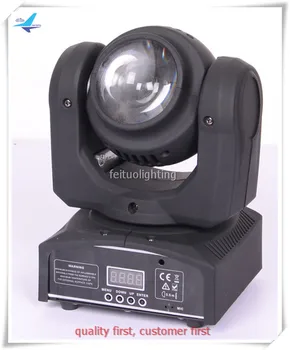 

4pcs/lot Mini Stage LED 40w Moving Head Beam Lights High Power RGBW Lumiere Wash Sound DMX Moving Head Disco Party Light